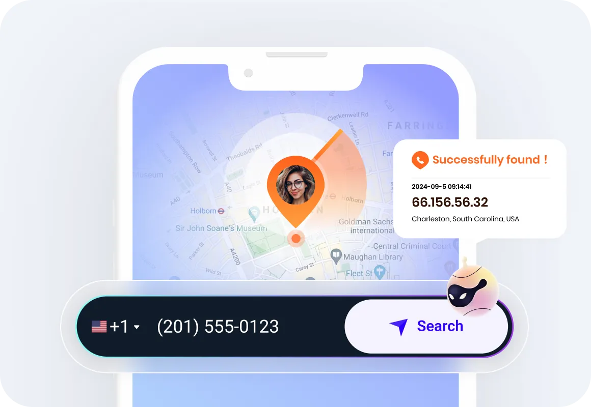 phone number tracker demo