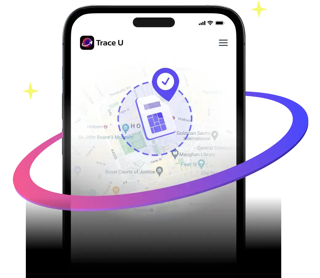 the steps of using traceu sim card tracker